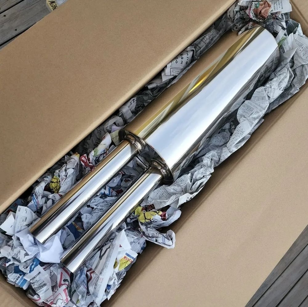 Single Inlet/Twin Exit Stainless Muffler