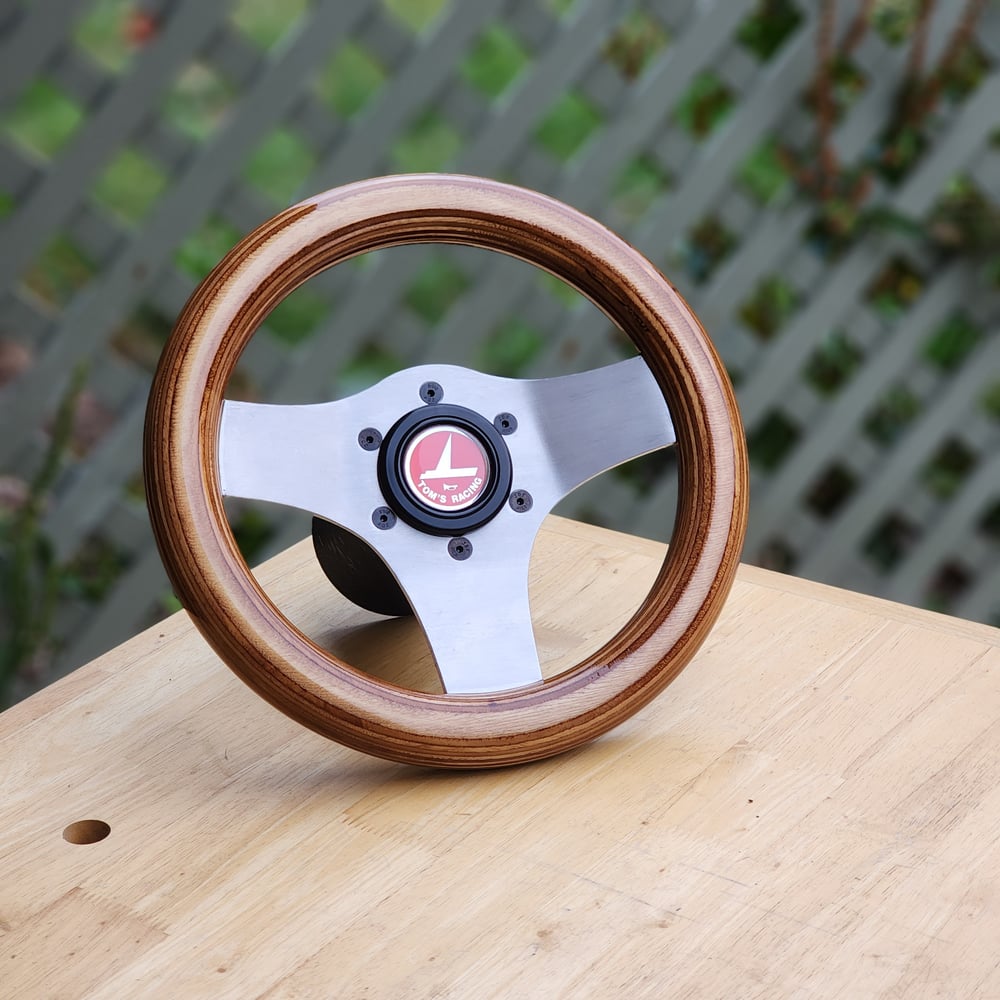 Made To Order Brushed 265mm Solid Spoke with Mid Wood