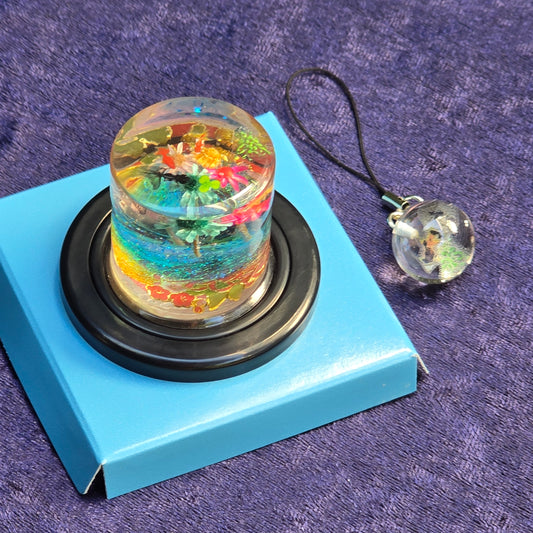 Japanese Underwater flower horn + keyring