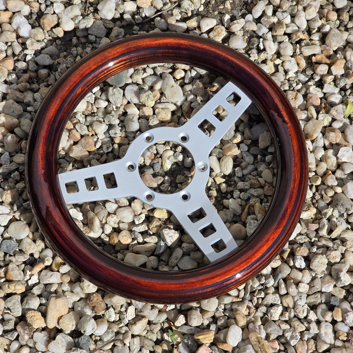 Silver Competition 280mm with deep Jarrah wood