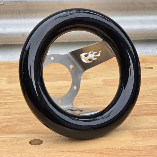 Black Japan Brushed Burner 184mm