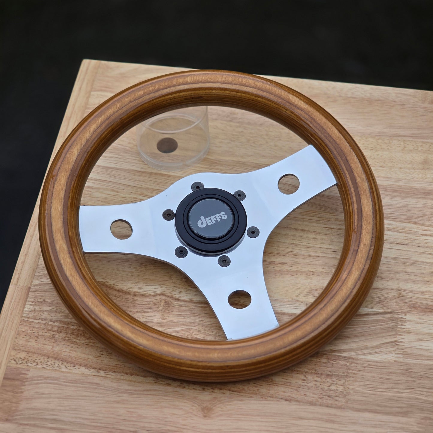 Polished Original 280mm with Mid Tone Gloss Wood