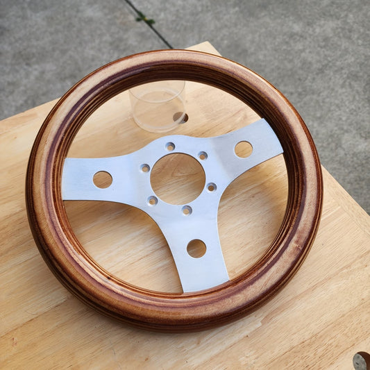 Made To Order 280mm Brushed with Mid Tone Wood
