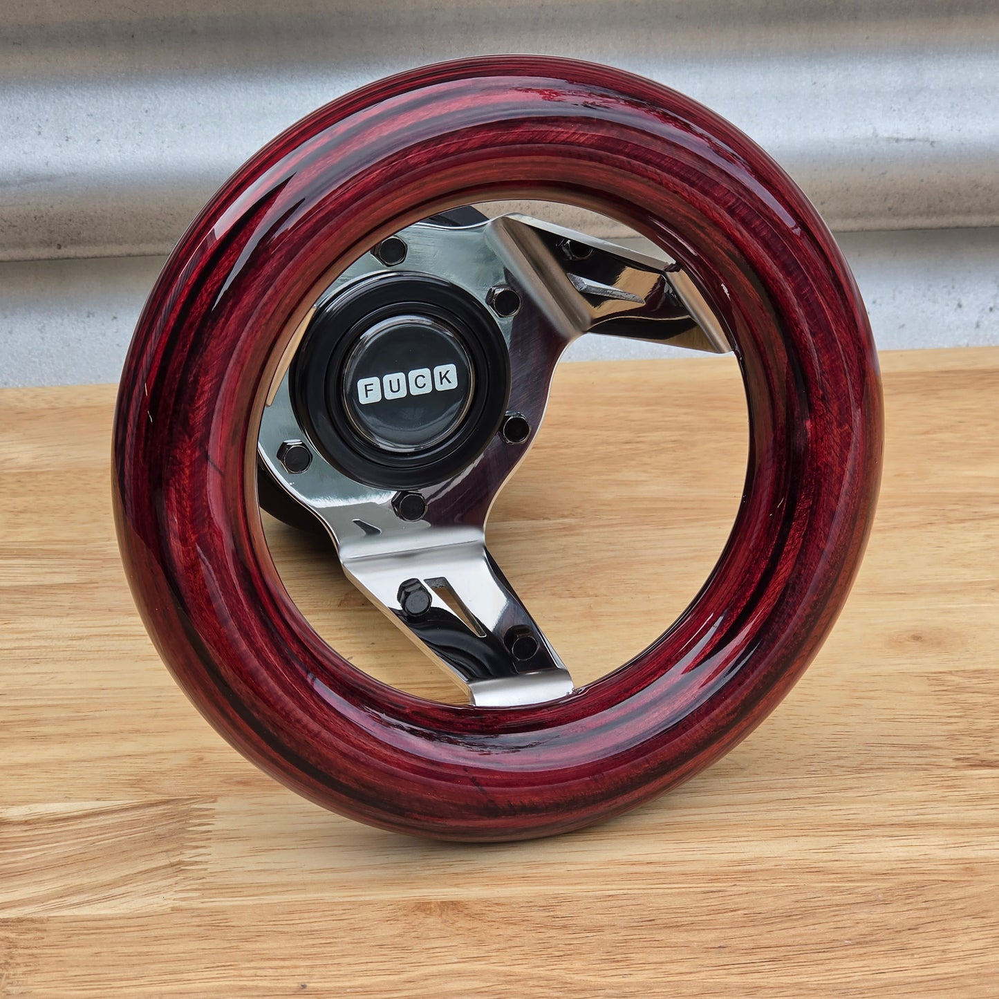 Made to order Cherry 184mm 🅵🆄🅲🅺 handle + horn combo
