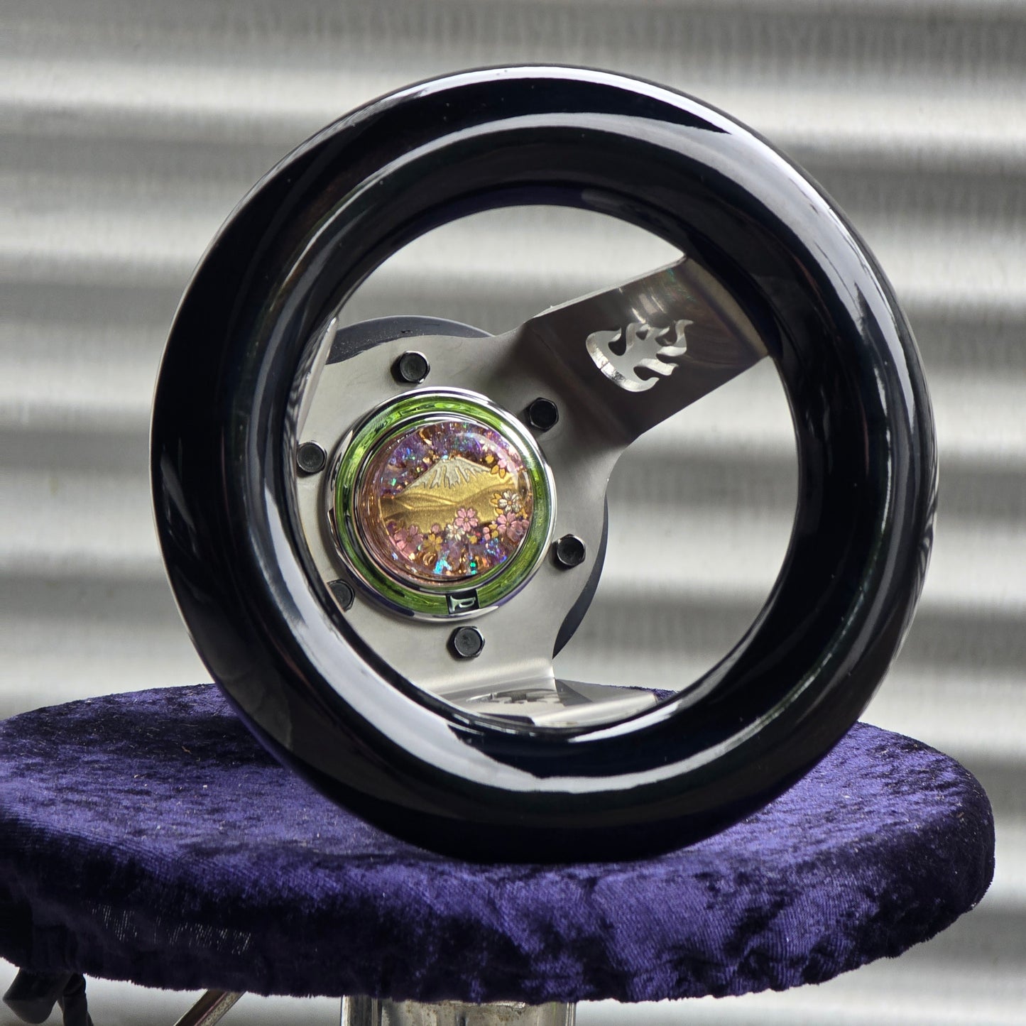 Black Japan Brushed Burner 184mm