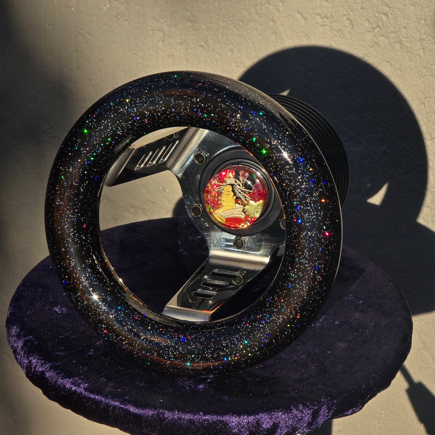 Made to order Rainbow Flake Black Japan square up 184mm