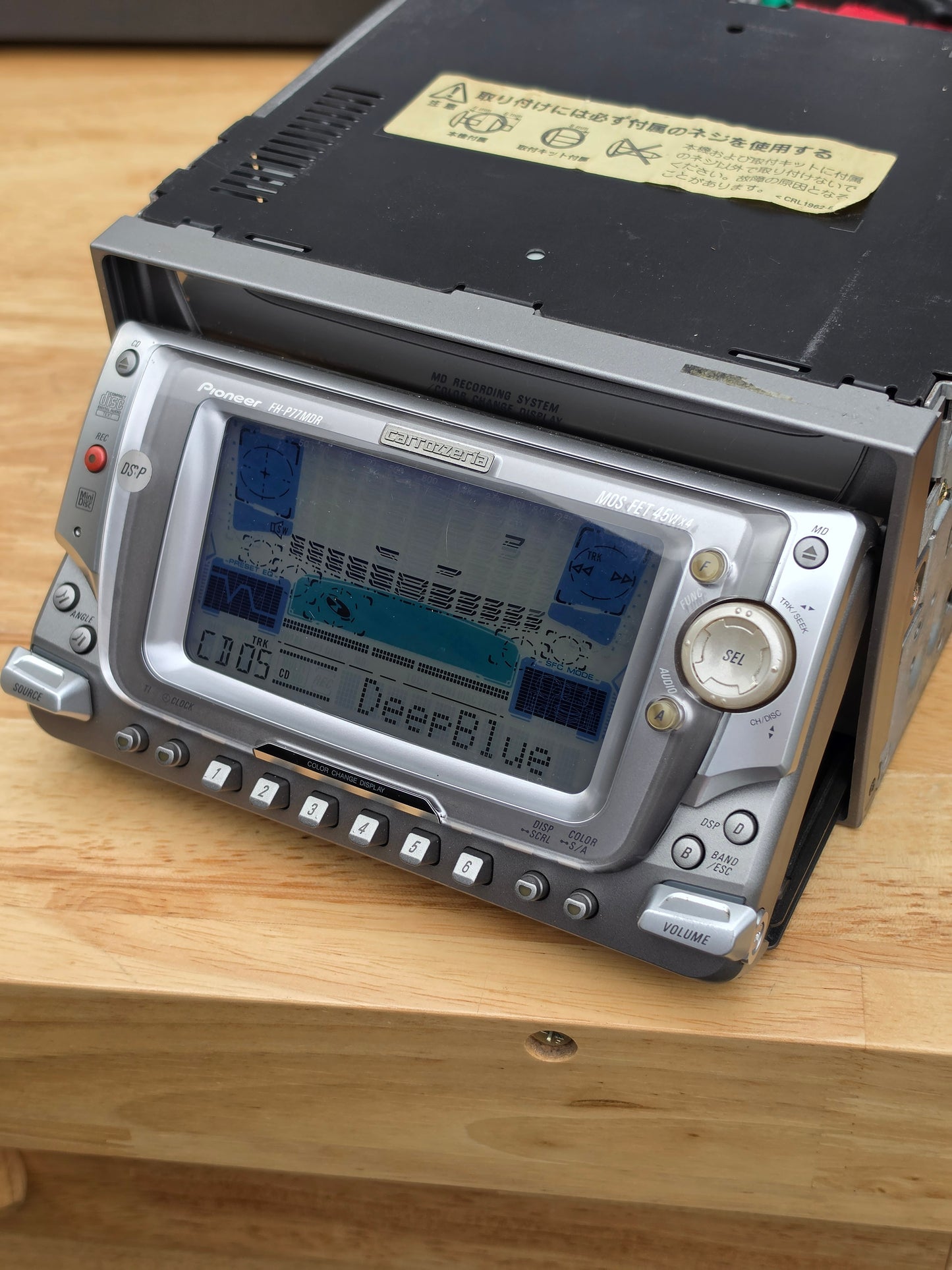 Carrozzeria FH-P77MDR CD MD + Bluetooth