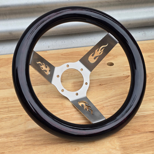 Black Japan Brushed Burner 280mm