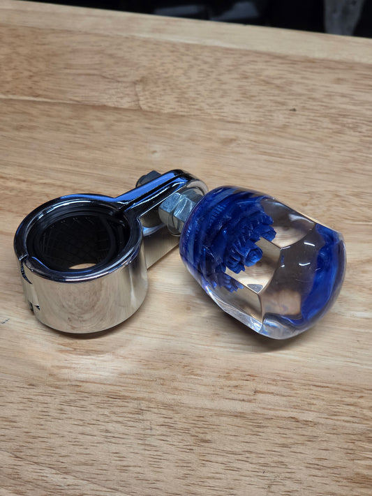 Blue Rose Handle spinner