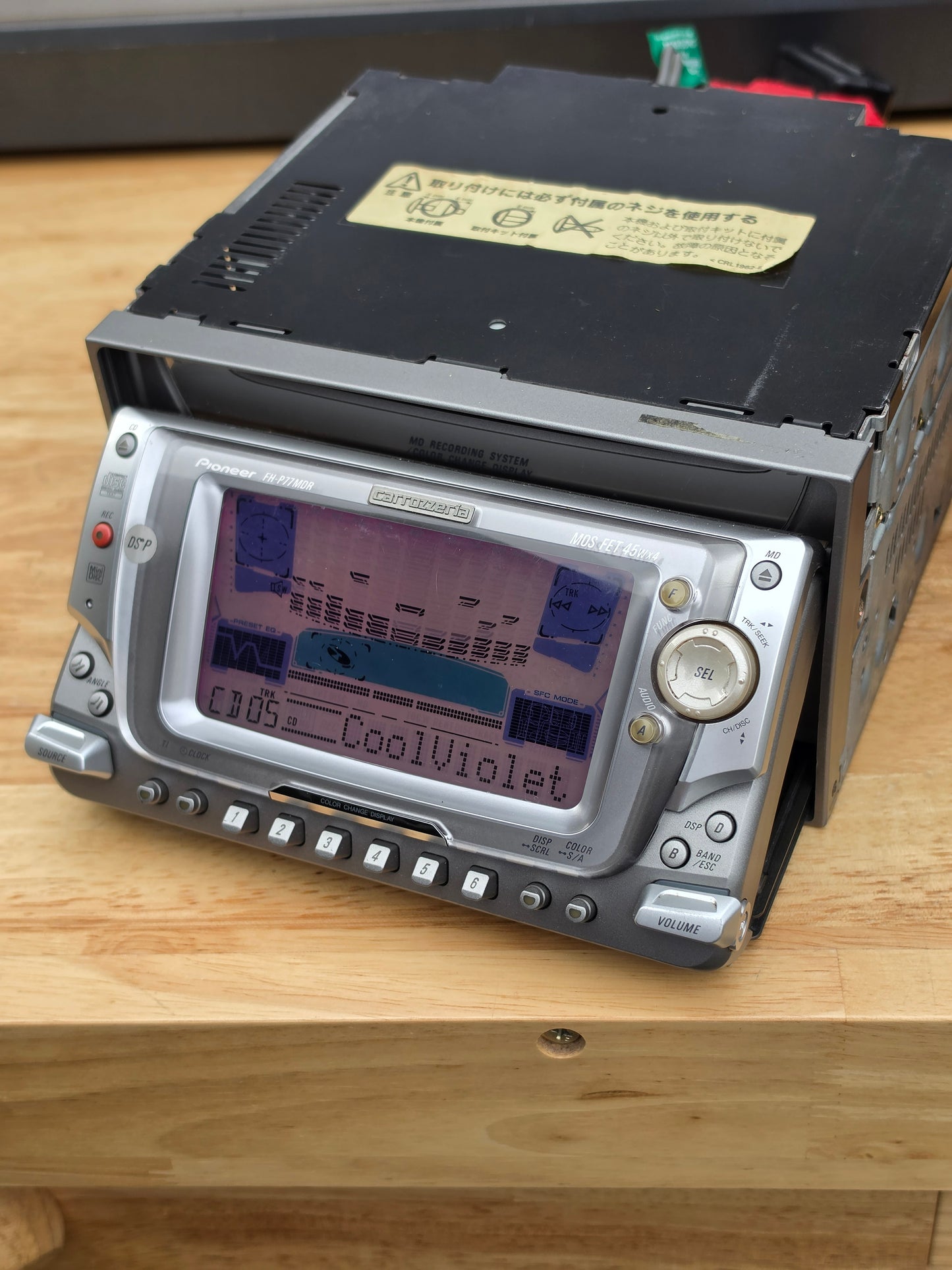 Carrozzeria FH-P77MDR CD MD + Bluetooth