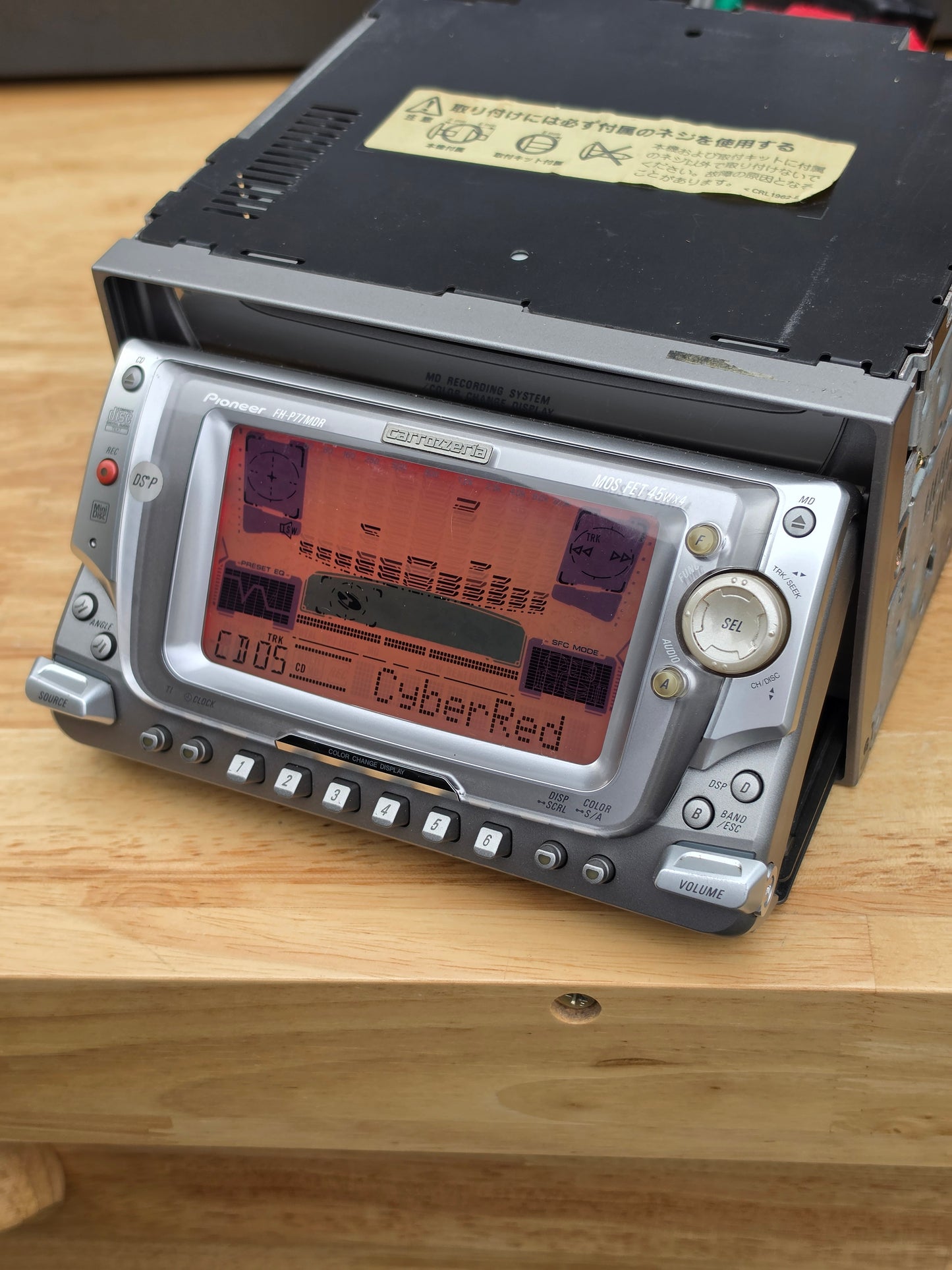 Carrozzeria FH-P77MDR CD MD + Bluetooth