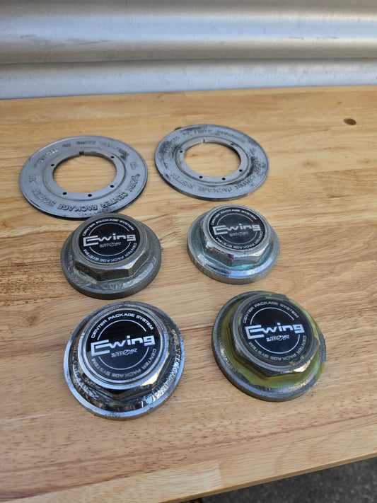 Work Ewing II Center caps and plates