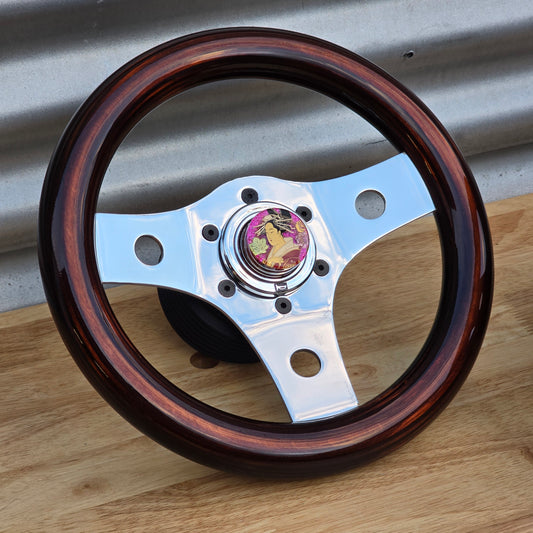 Deep Jarrah polished original 280mm
