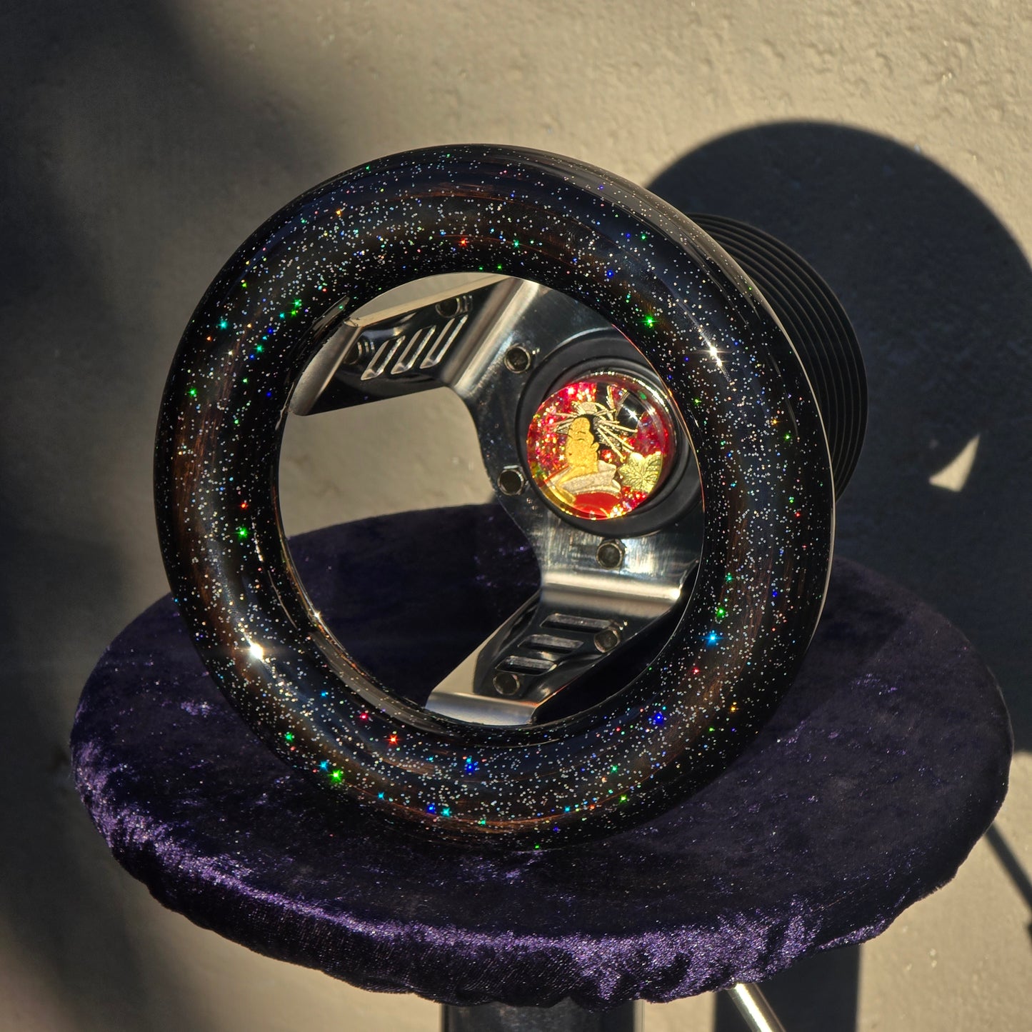 Made to order Rainbow Flake Black Japan square up 184mm