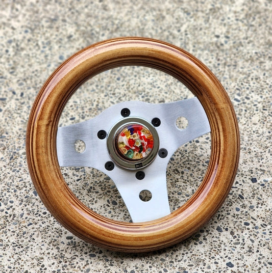 Made to order brushed 236mm with Gloss Mid Wood