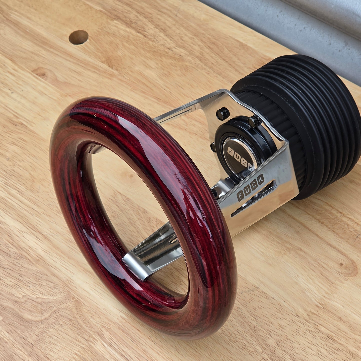 Made to order Cherry 184mm 🅵🆄🅲🅺 handle + horn combo