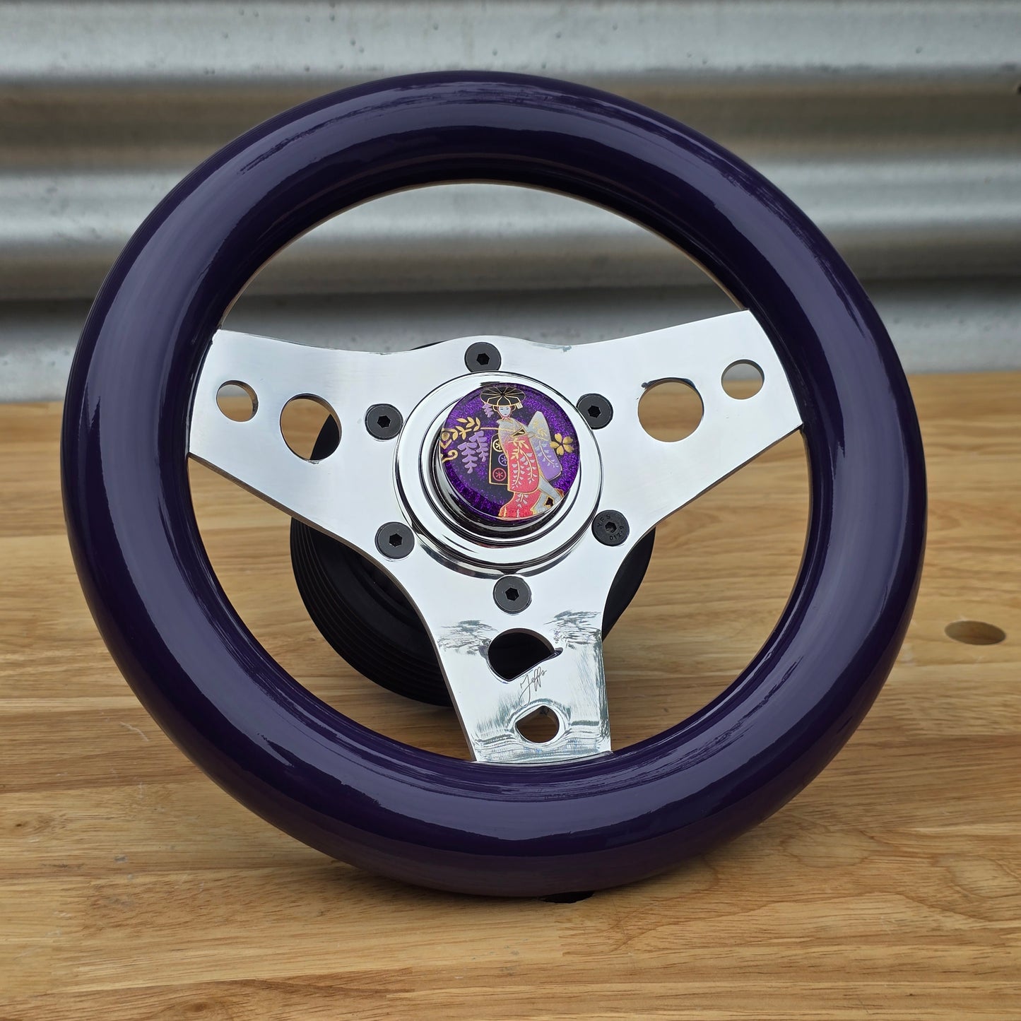 Made to order Purple Polished Arrigoni 236mm