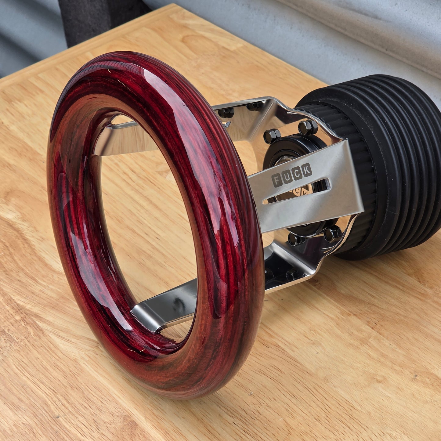 Made to order Cherry 184mm 🅵🆄🅲🅺 handle + horn combo