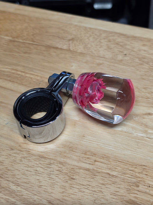 Pink Rose Handle spinner